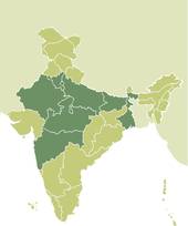 Karte - Indiens klassische Kulturschätze